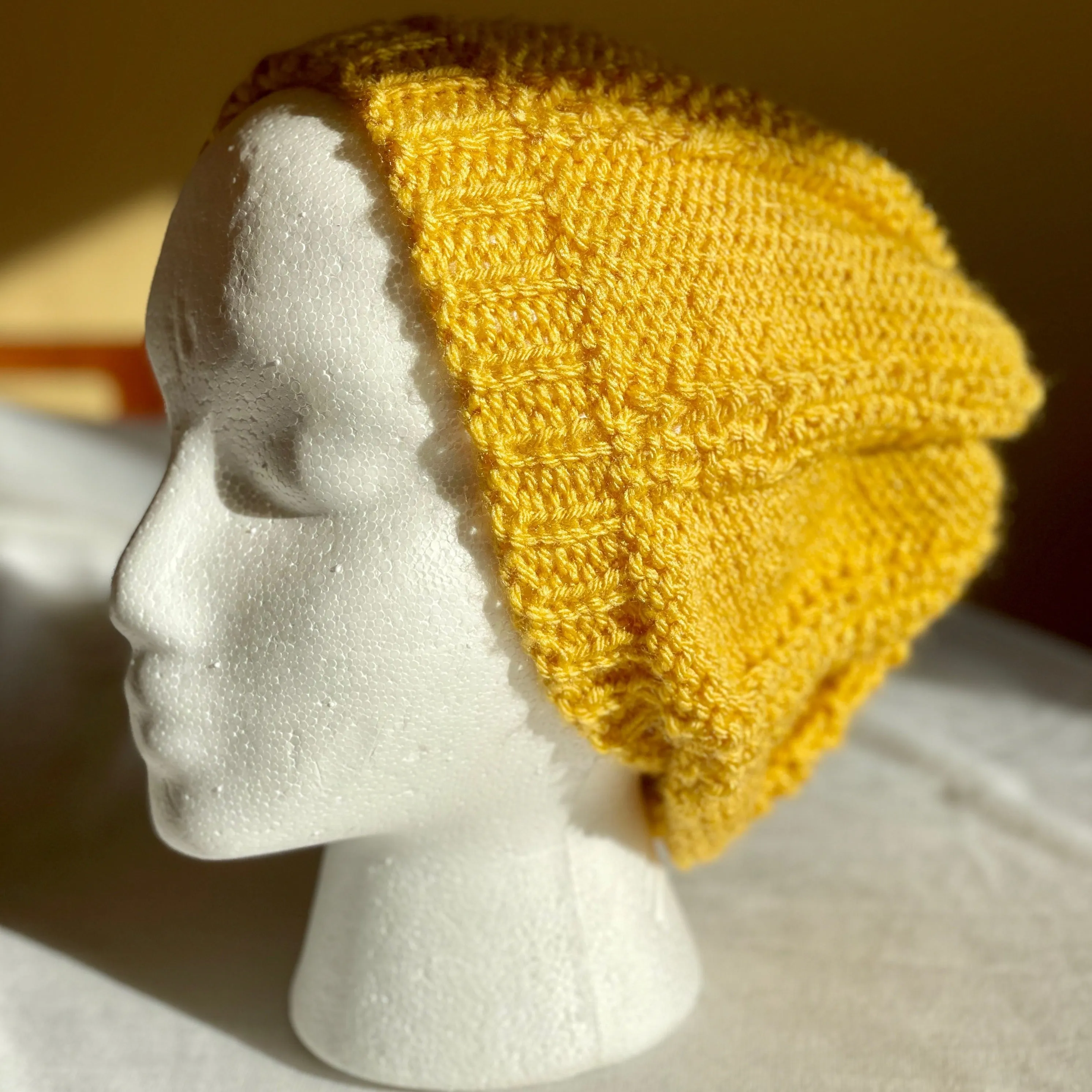 Hand Knitted Unisex XL Slouchy Beanies
