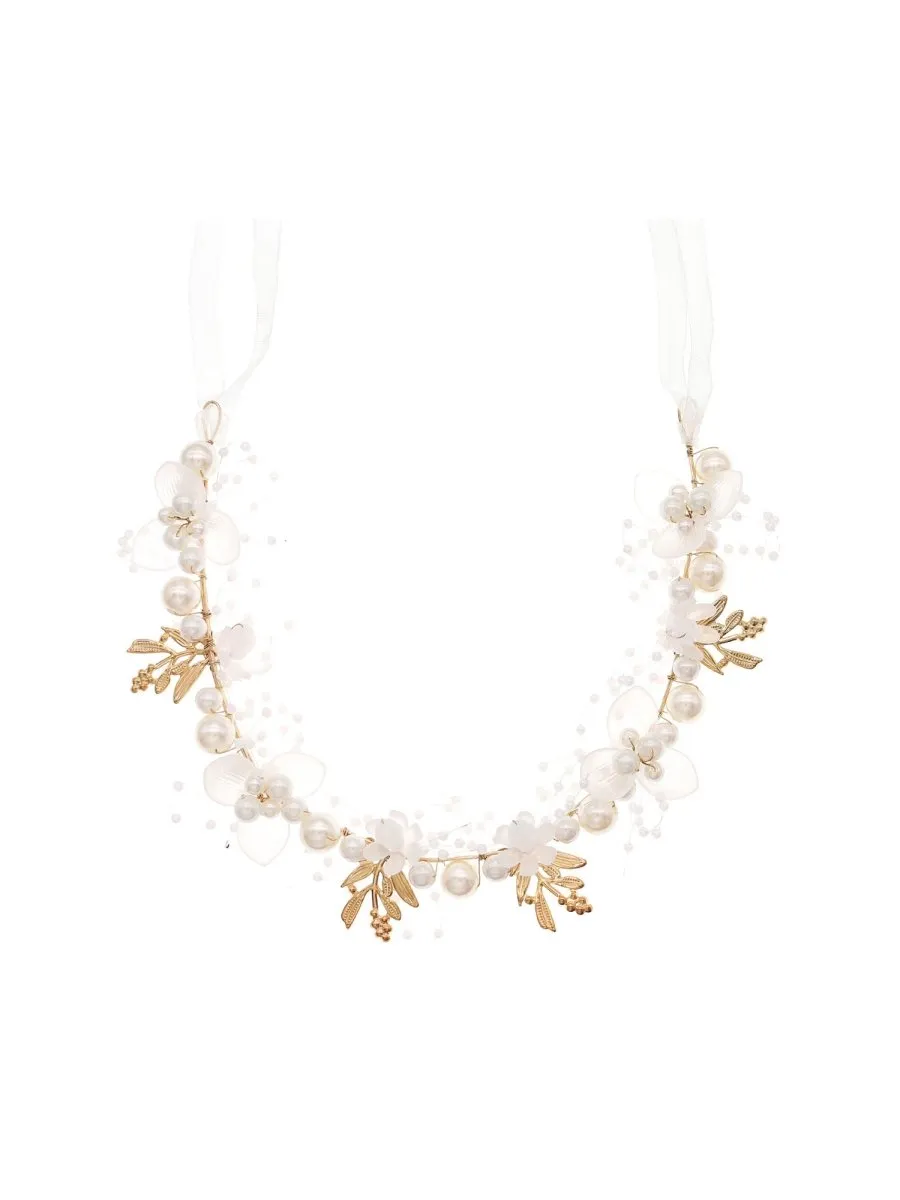 Handmade Beaded Floral Bridal Hair Accessory