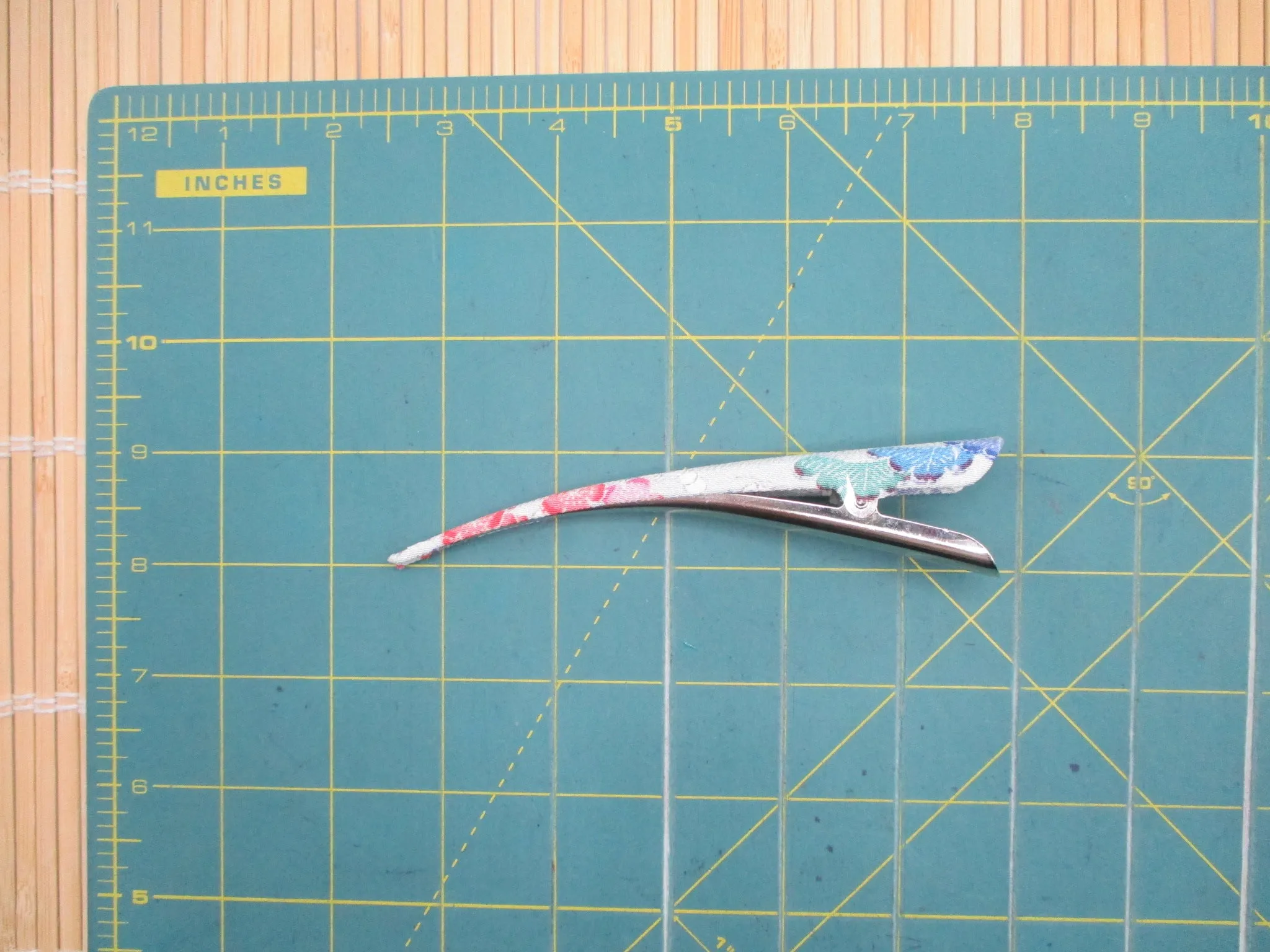 Japanese Kimono Long Metal Hair Clip, Eco Friendly Gift, Ship from USA