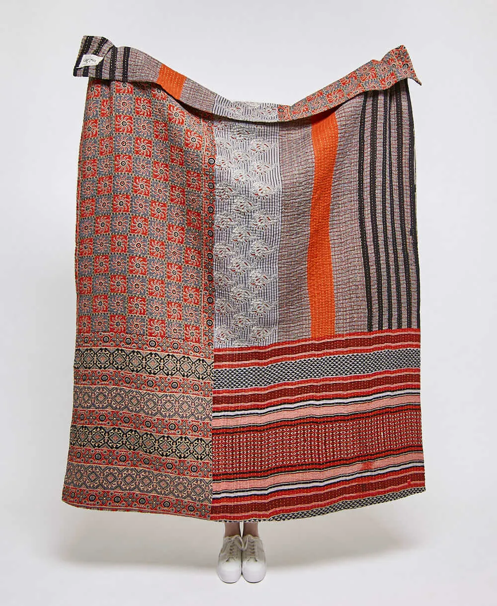 Kantha Quilt Throw - No. 240303