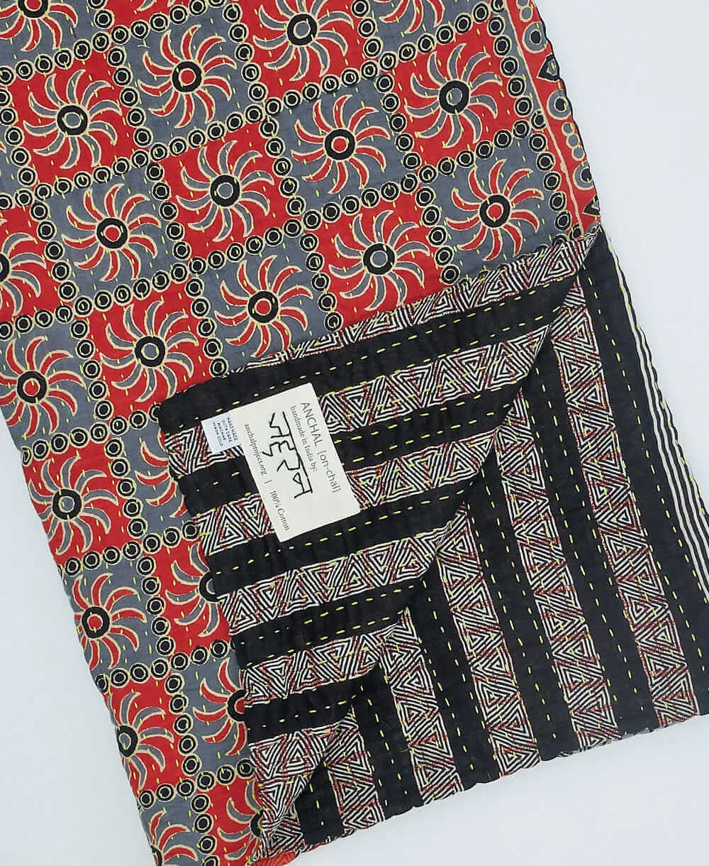 Kantha Quilt Throw - No. 240303