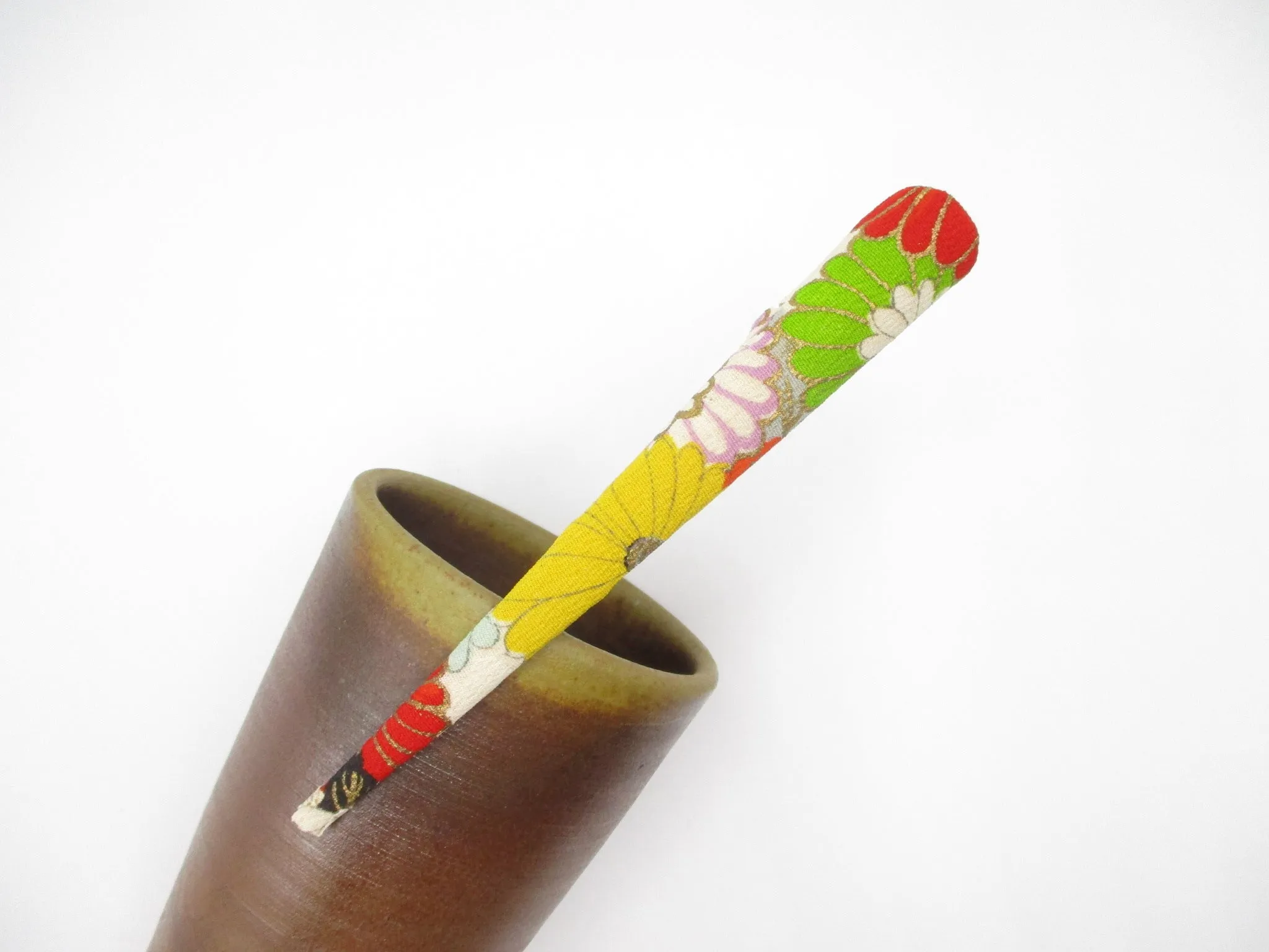 Kawaii Girls Long Alligator Clip, Minimalist Gift Silk Kimono Accessory