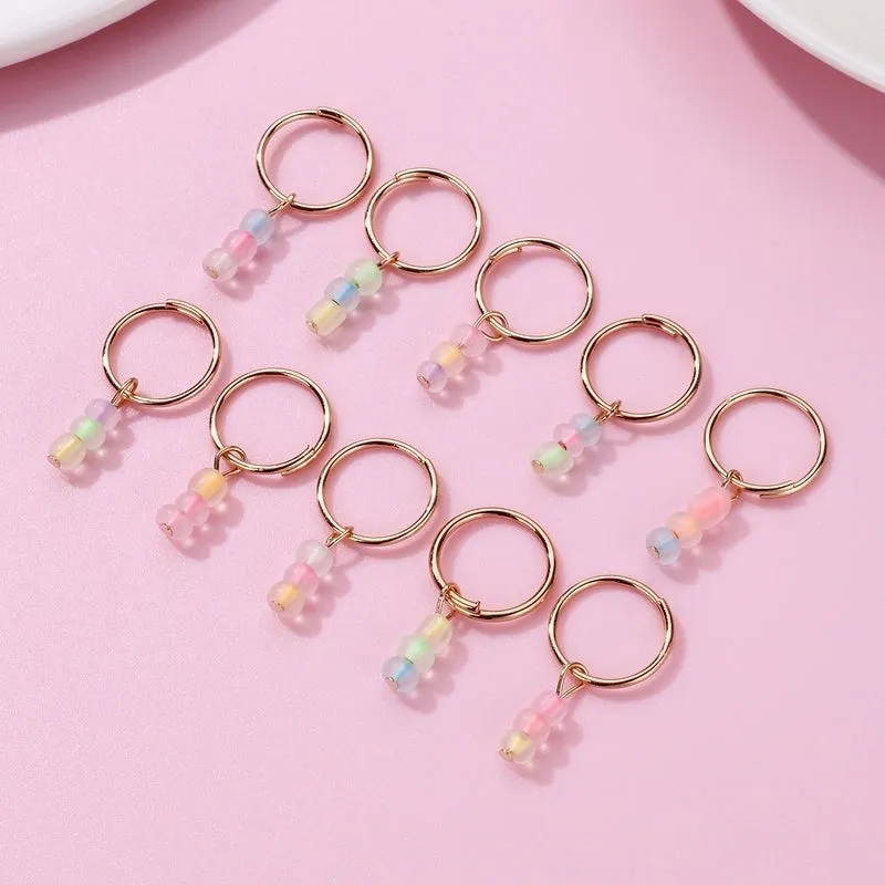 Kid'S Cute Sweet Simple Style Tassel Plastic Iron Beaded Hair Buckle Party Headpieces