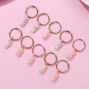 Kid'S Cute Sweet Simple Style Tassel Plastic Iron Beaded Hair Buckle Party Headpieces