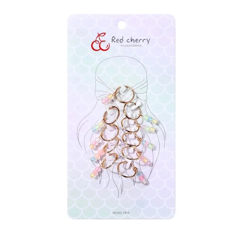 Kid'S Cute Sweet Simple Style Tassel Plastic Iron Beaded Hair Buckle Party Headpieces