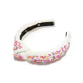 Kids Knotted Headband- Buttercream Birthday Cake