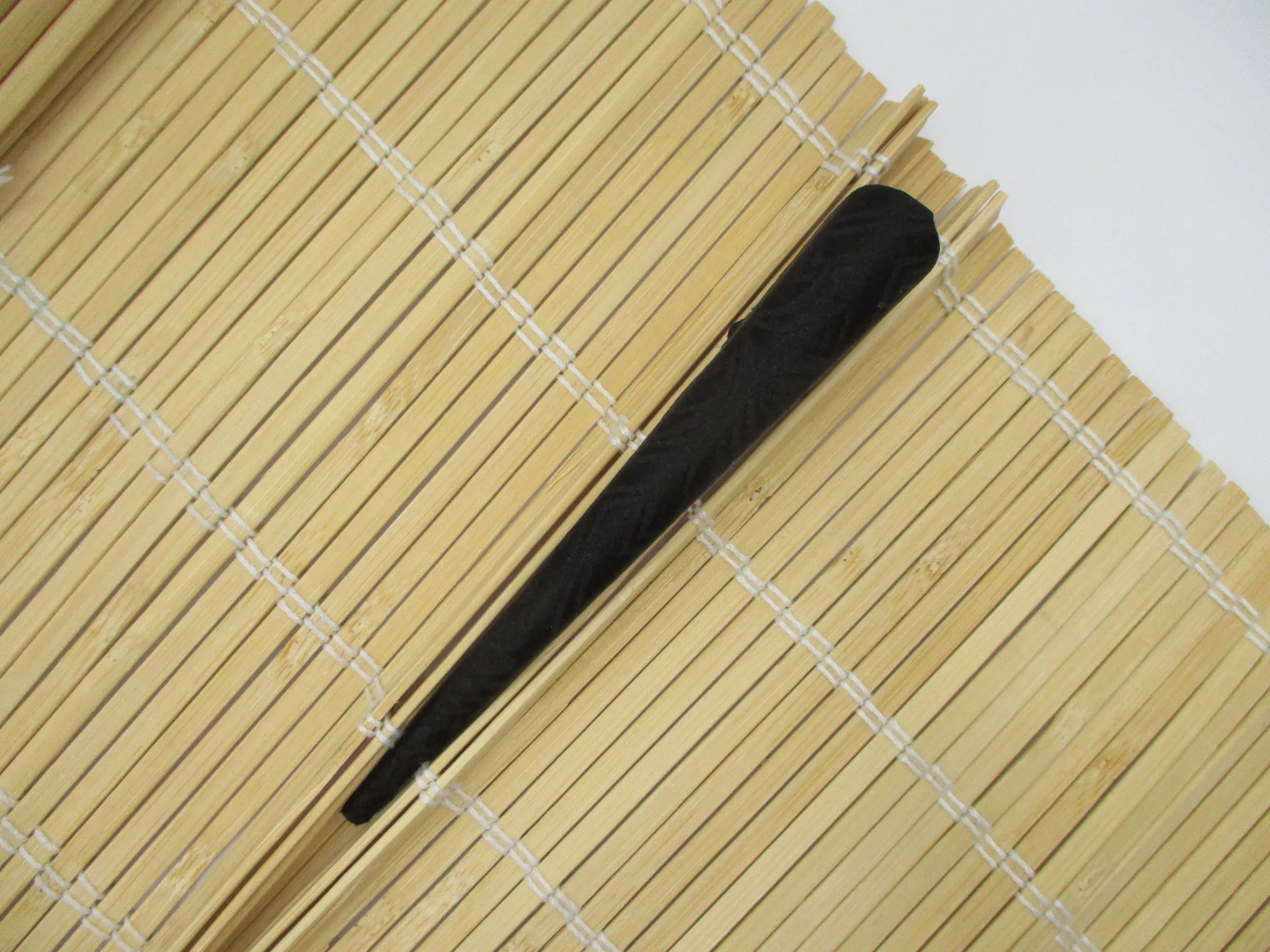 Kimono Hair Clip, Minimalist Japanese Hair Claw 130mm 5 1/8 inch Black