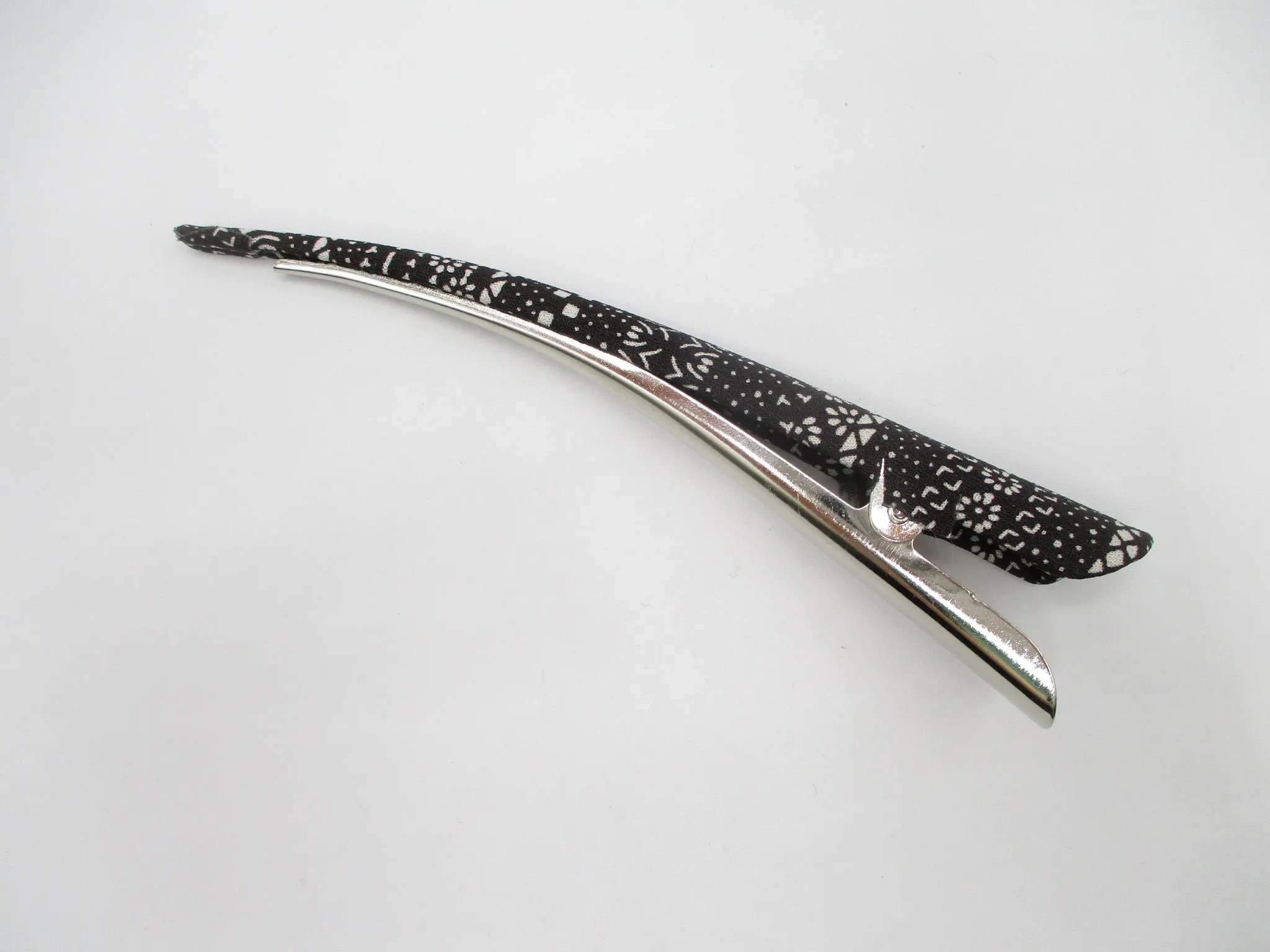 Kimono Long Minimalist Hair Accessory, Silk Recycled Fabric 130mm 5 1/8 inch
