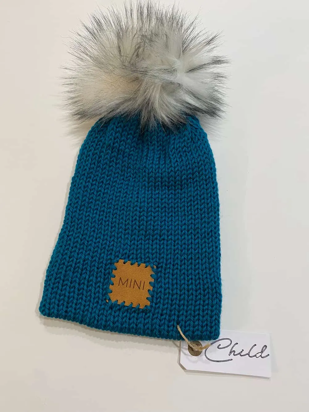 Knitted Toque,Beanie (Blue)