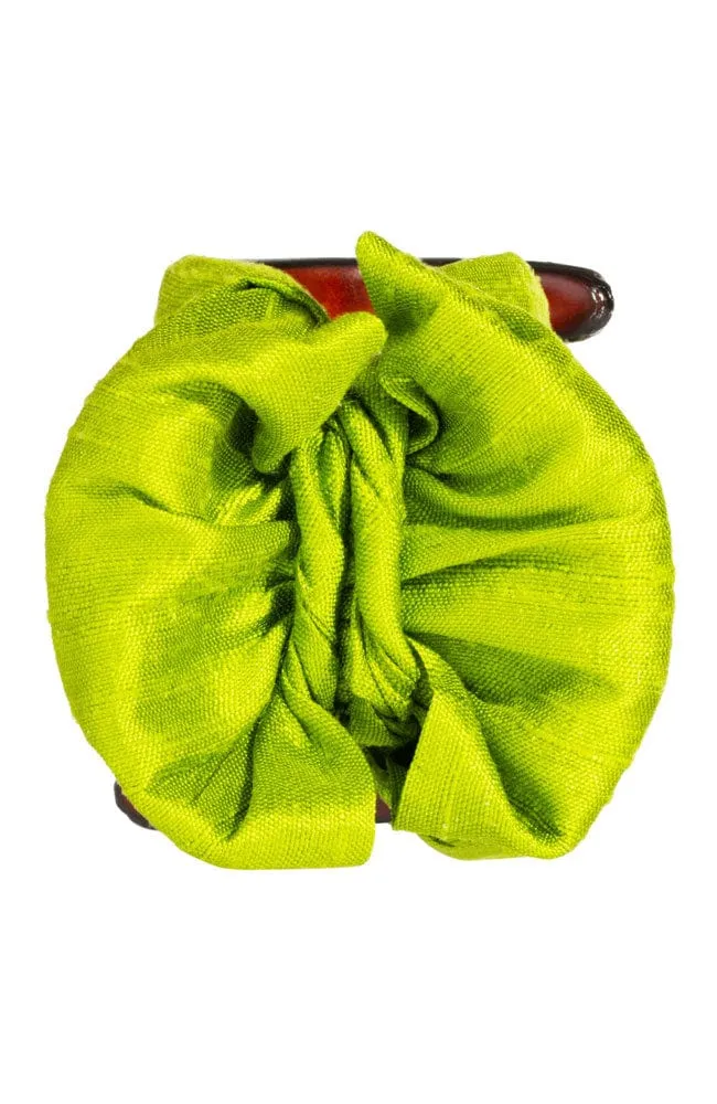 Large Covered Jaw - Silk Dupioni