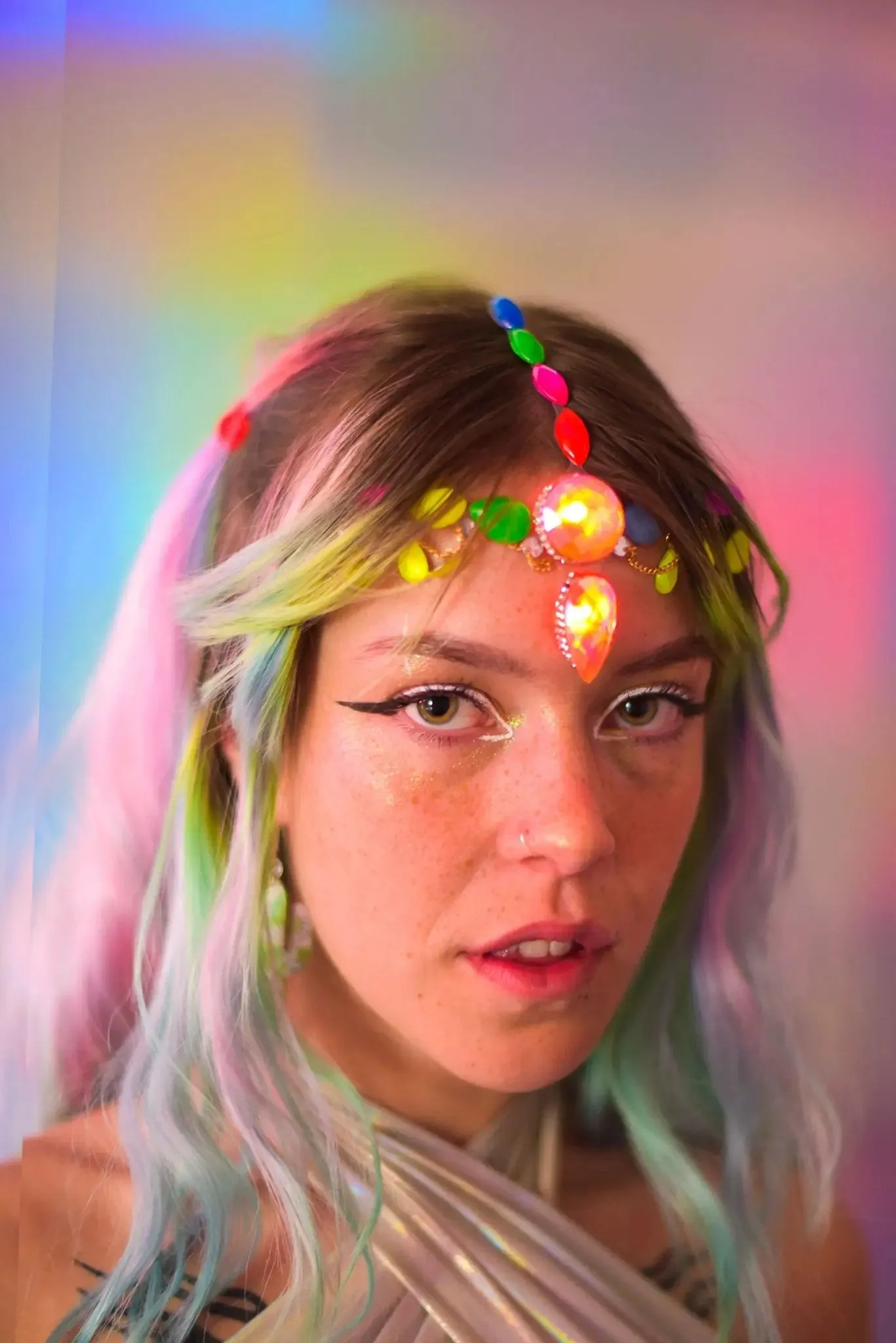 LIGHT UP UV FACE & HAIR JEWELS