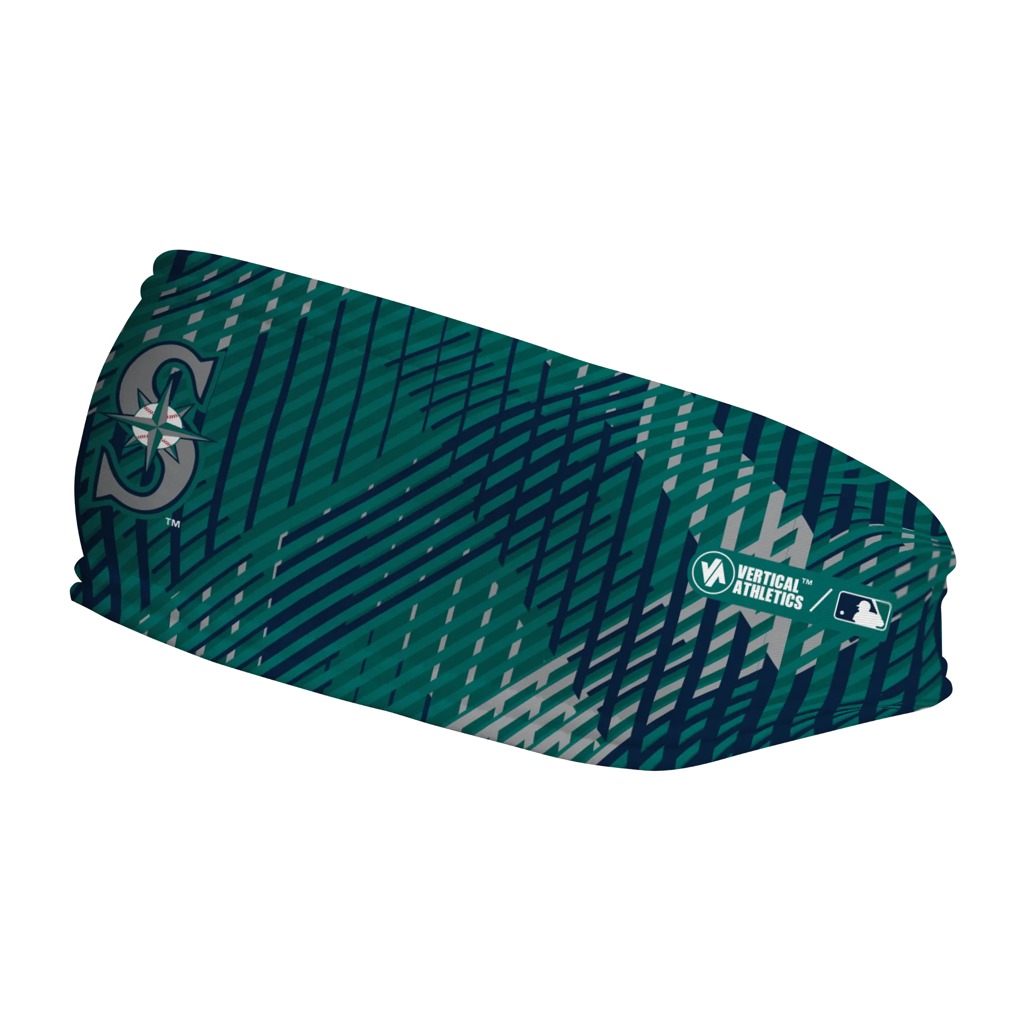 Mariners Fleece Headband: Sport Plaid