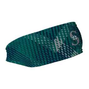 Mariners Fleece Headband: Sport Plaid