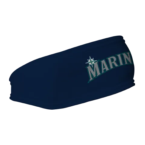 Mariners Fleece Headband: Wordmark