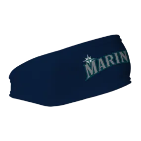 Mariners Fleece Headband: Wordmark