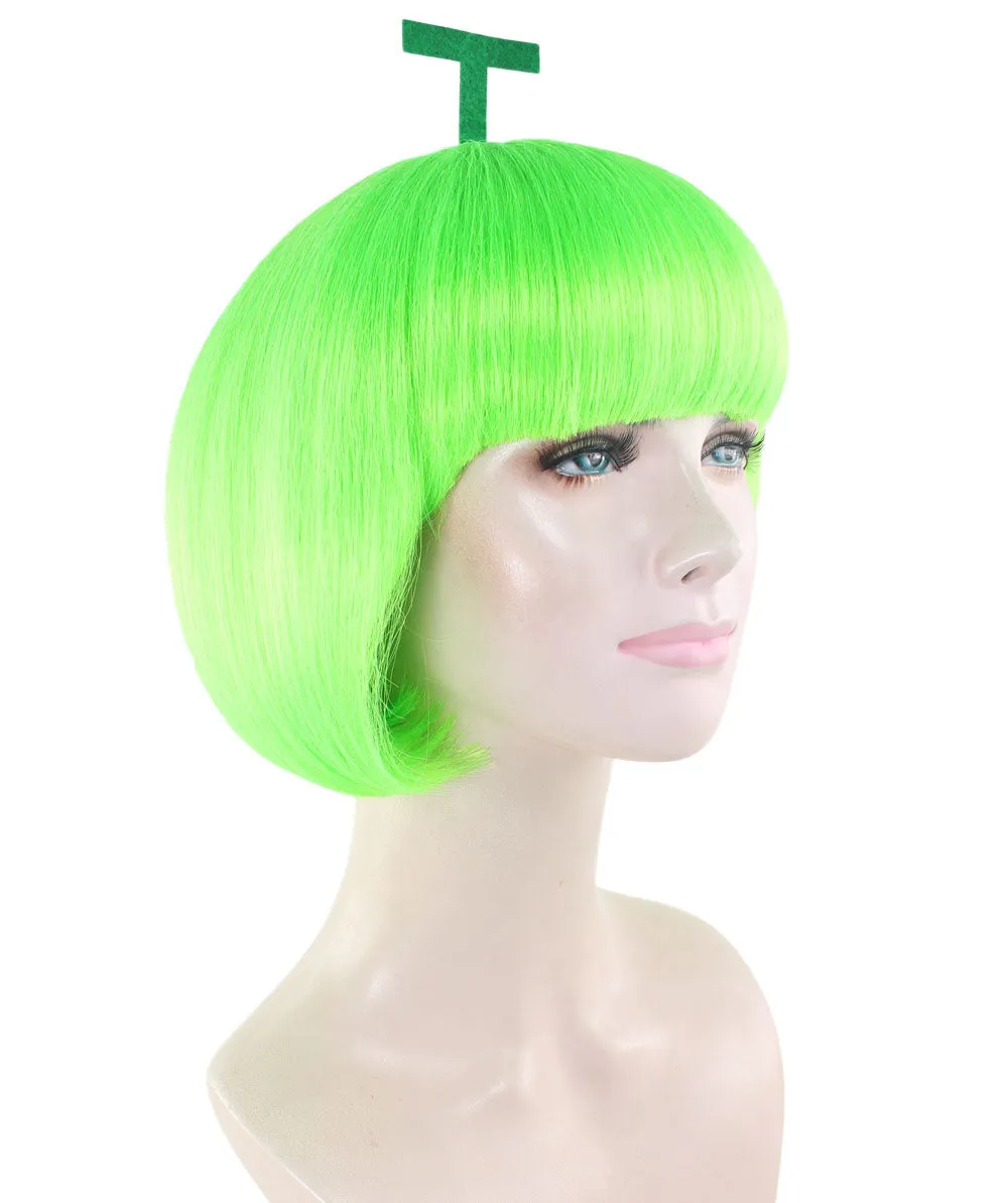 Melon Unisex Wig | Short Light Green Wig | Premium Breathable Capless Cap