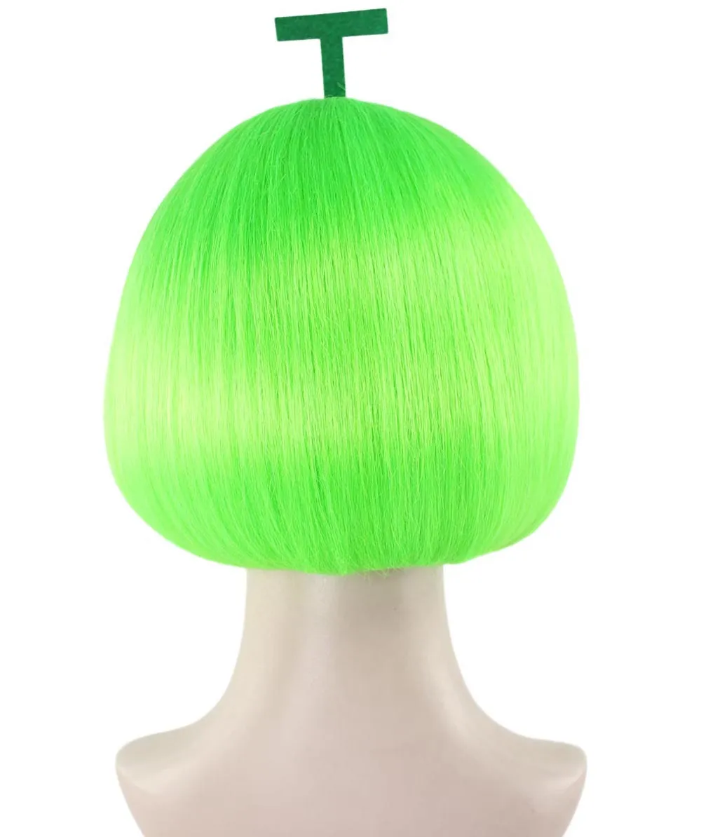 Melon Unisex Wig | Short Light Green Wig | Premium Breathable Capless Cap