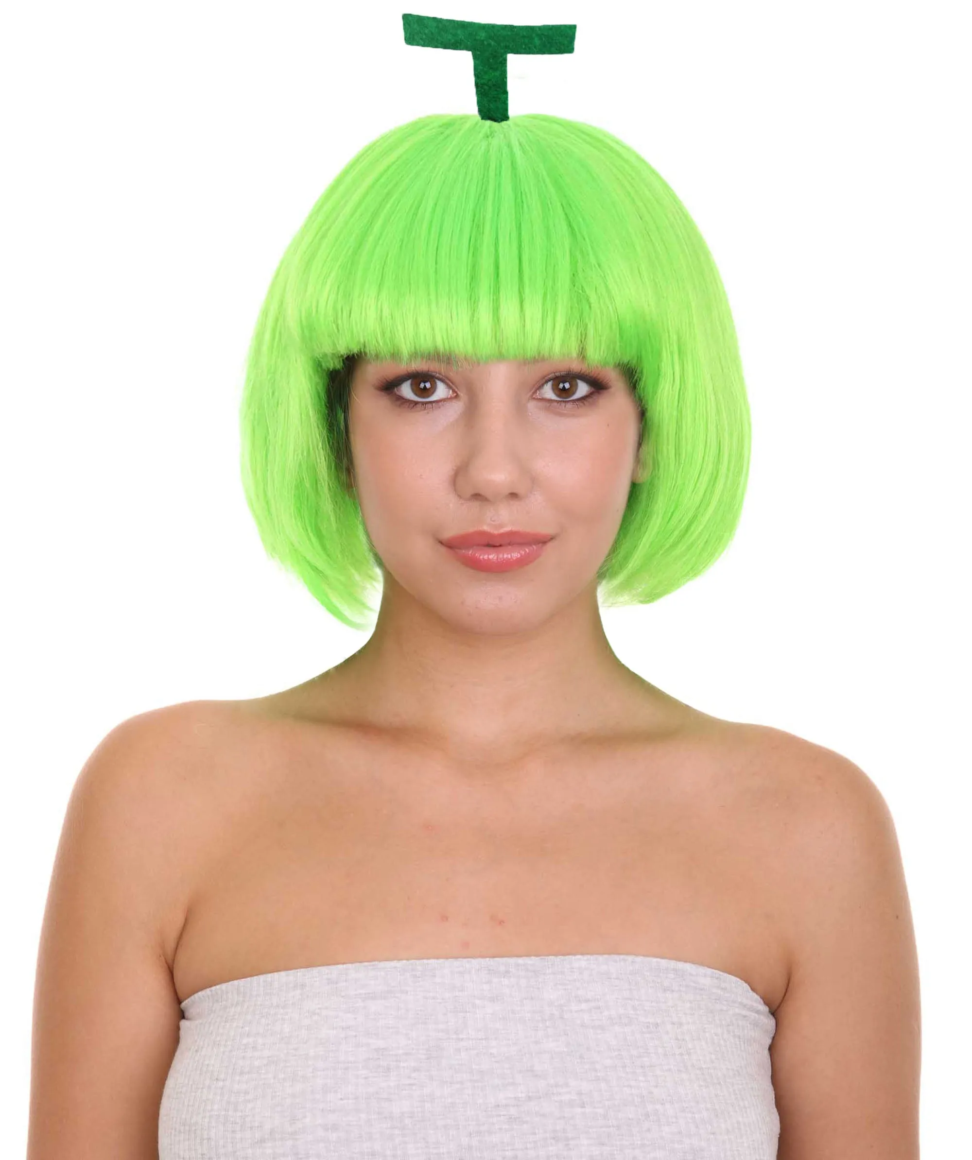 Melon Unisex Wig | Short Light Green Wig | Premium Breathable Capless Cap