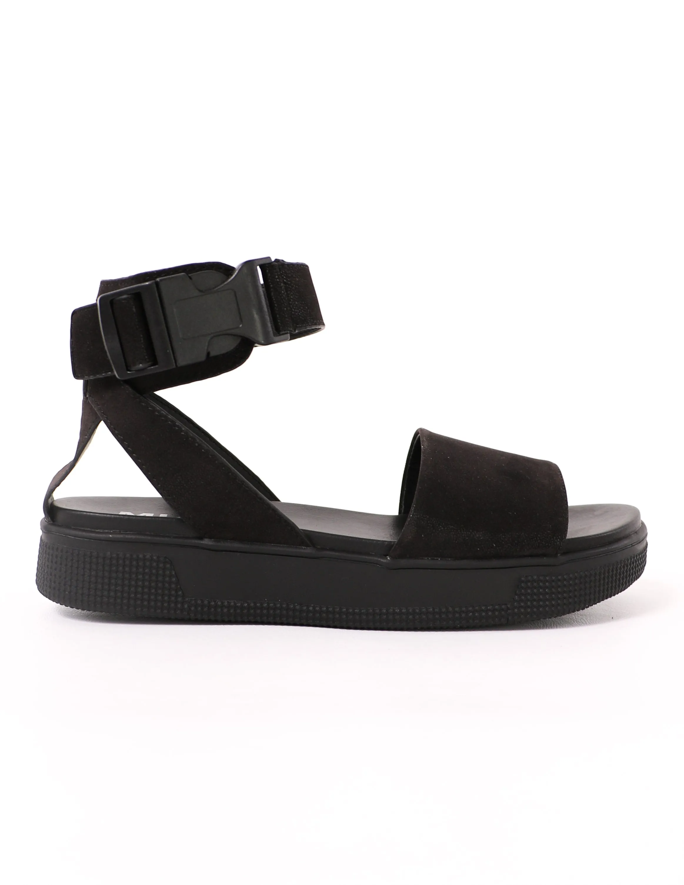 MIA Buckle Trouble Platform Sandal - Black