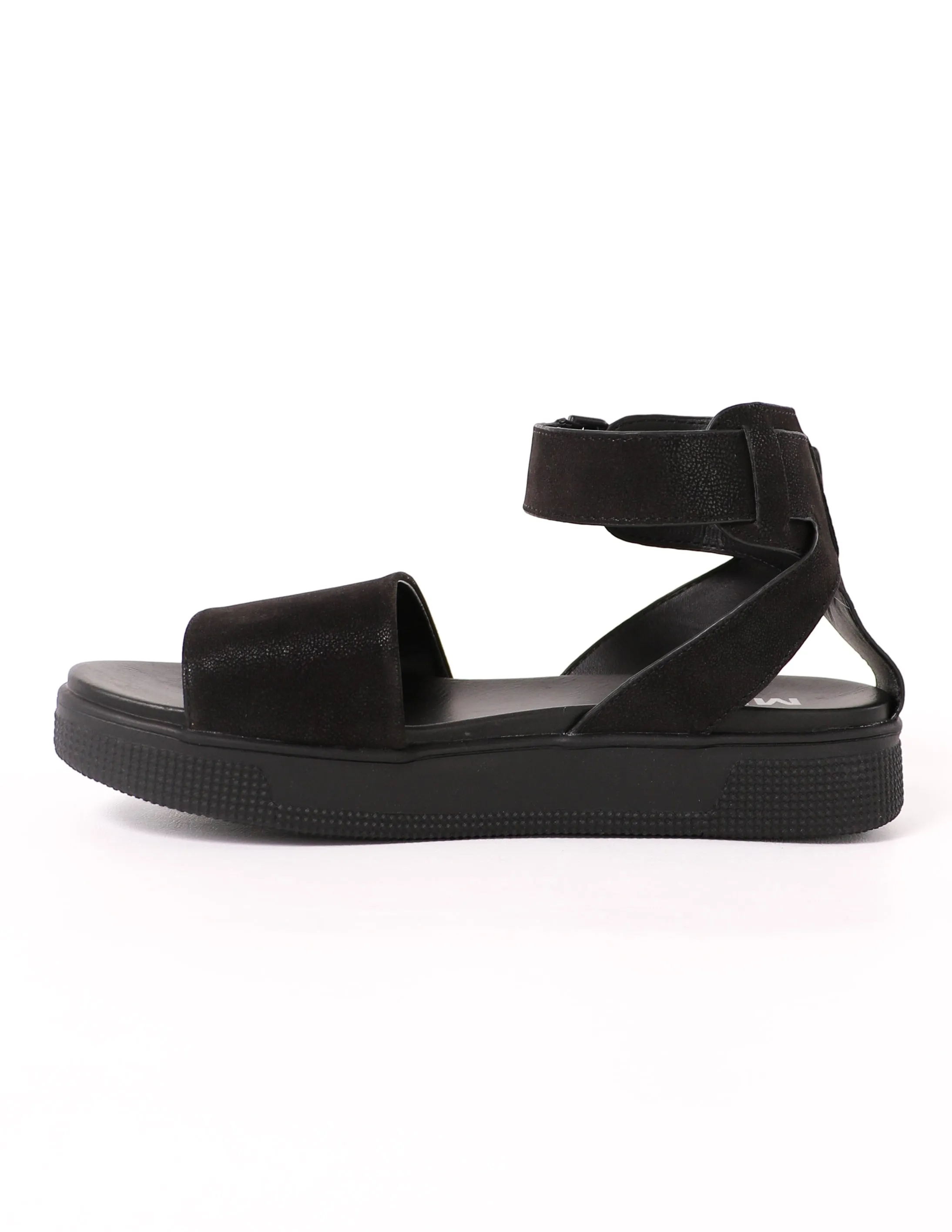 MIA Buckle Trouble Platform Sandal - Black