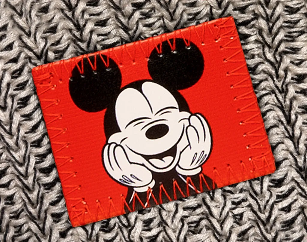 Mickey Mouse Kids Black Speckled Double Pom Beanie
