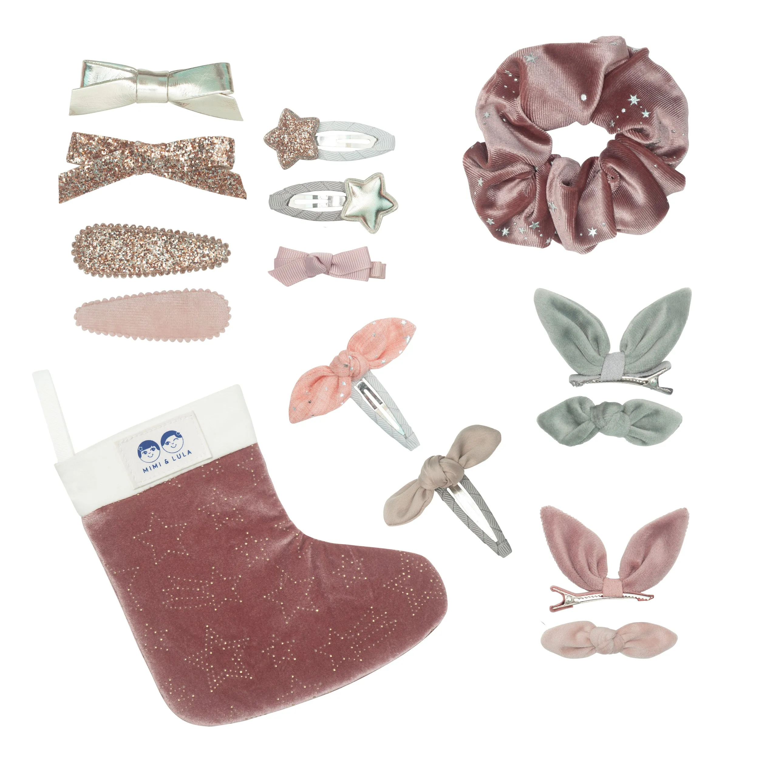 Mimi and Lula | Christmas Stocking- Pink