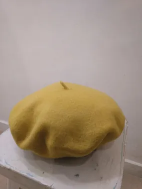 Mustard Wool Elosegui Beret