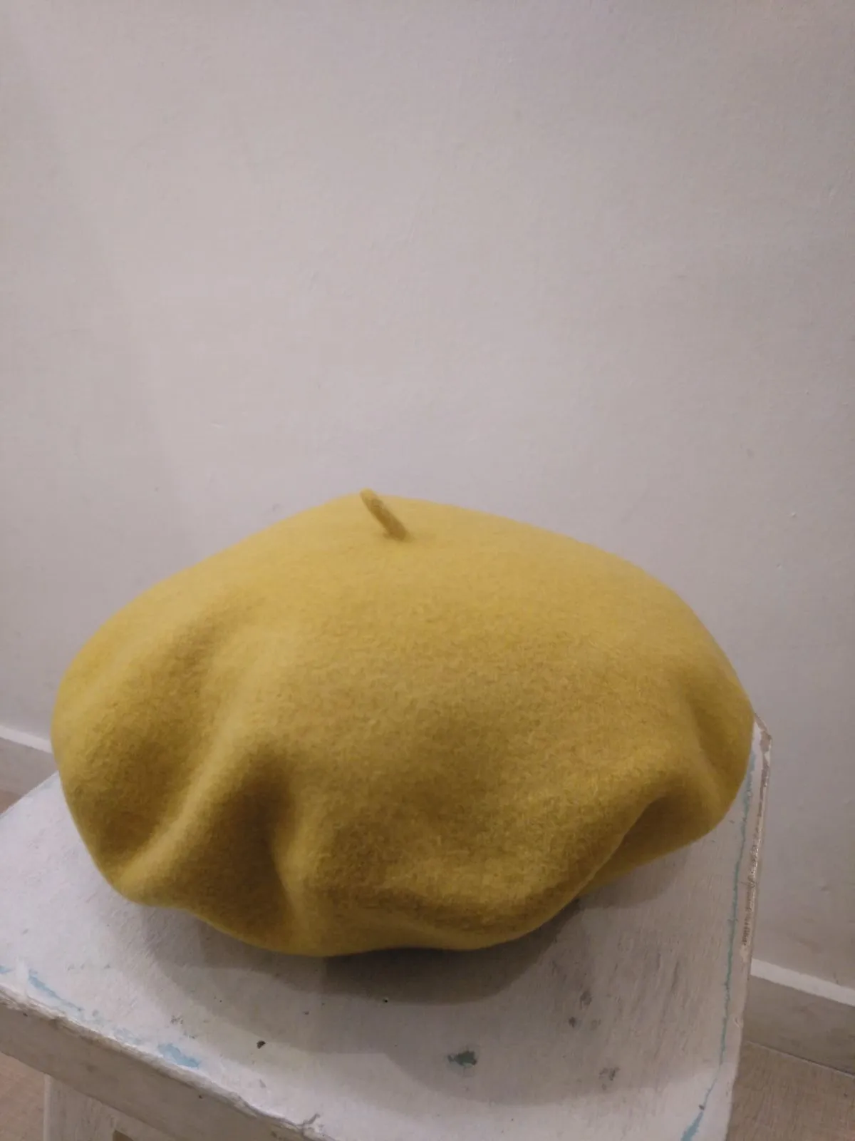 Mustard Wool Elosegui Beret