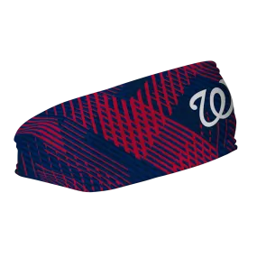Nationals Fleece Headband: Sport Plaid