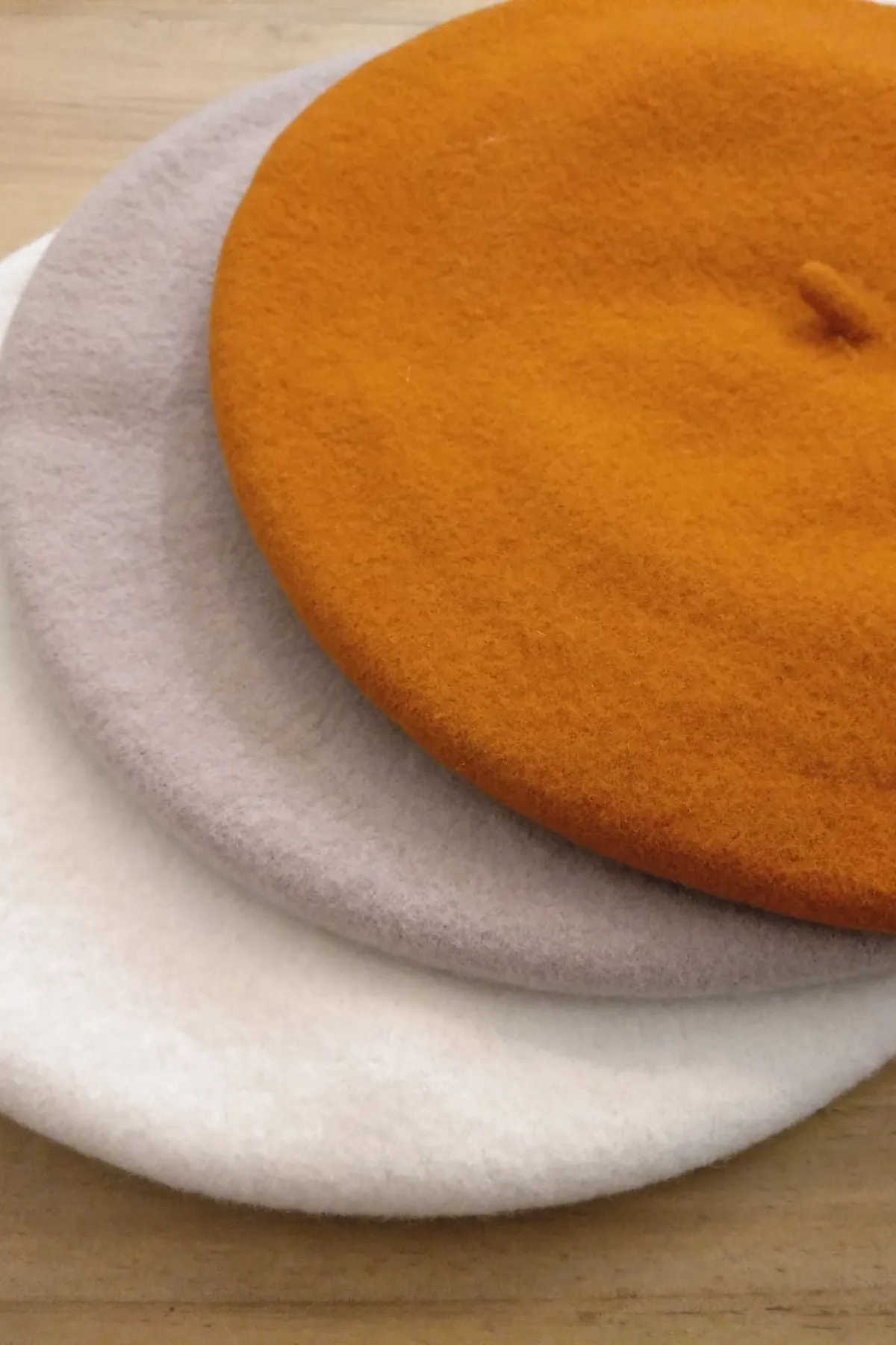 Navy Merino Wool Elosegui Beret