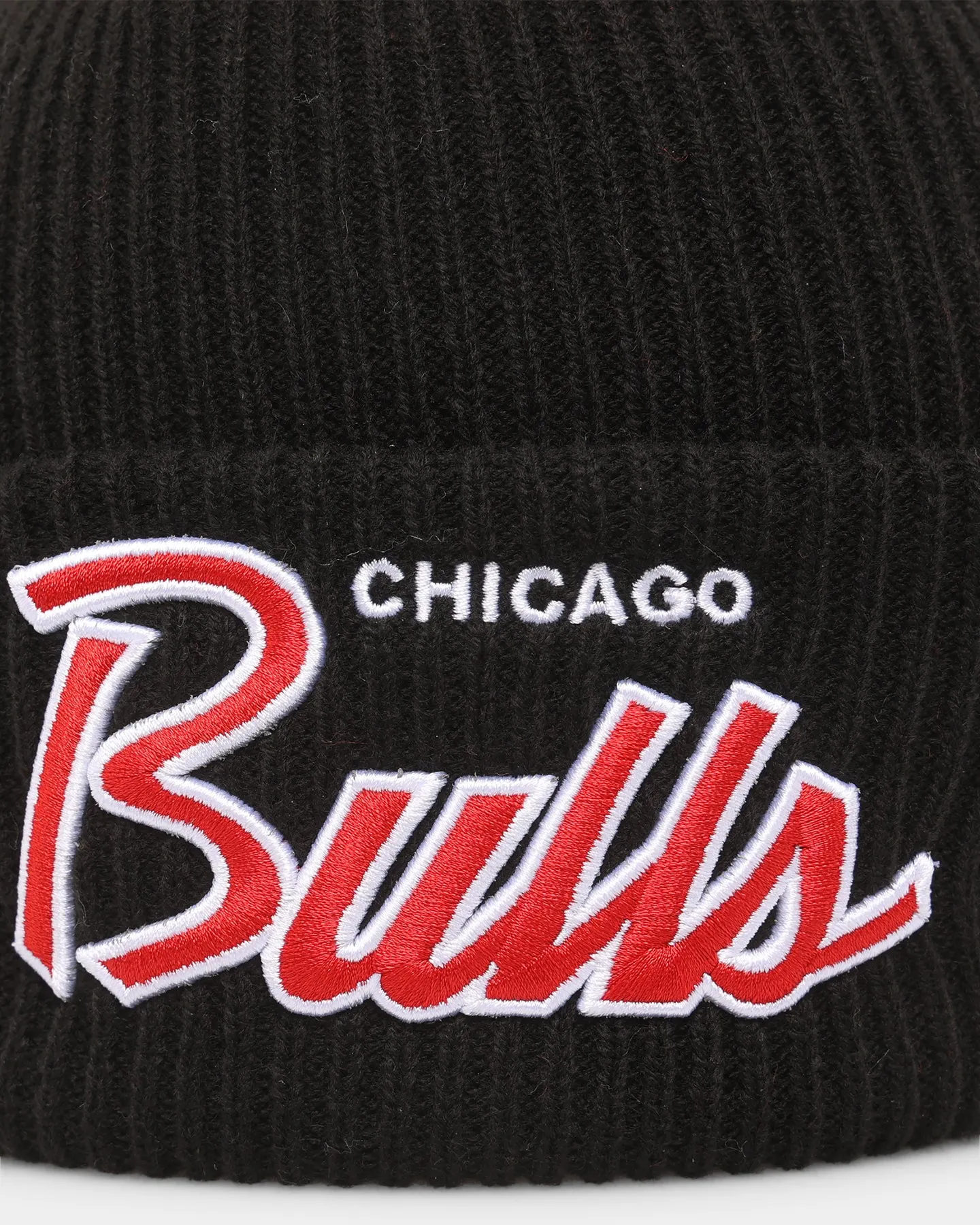 New Era Chicago Bulls Pom Beanie Original Team Colours