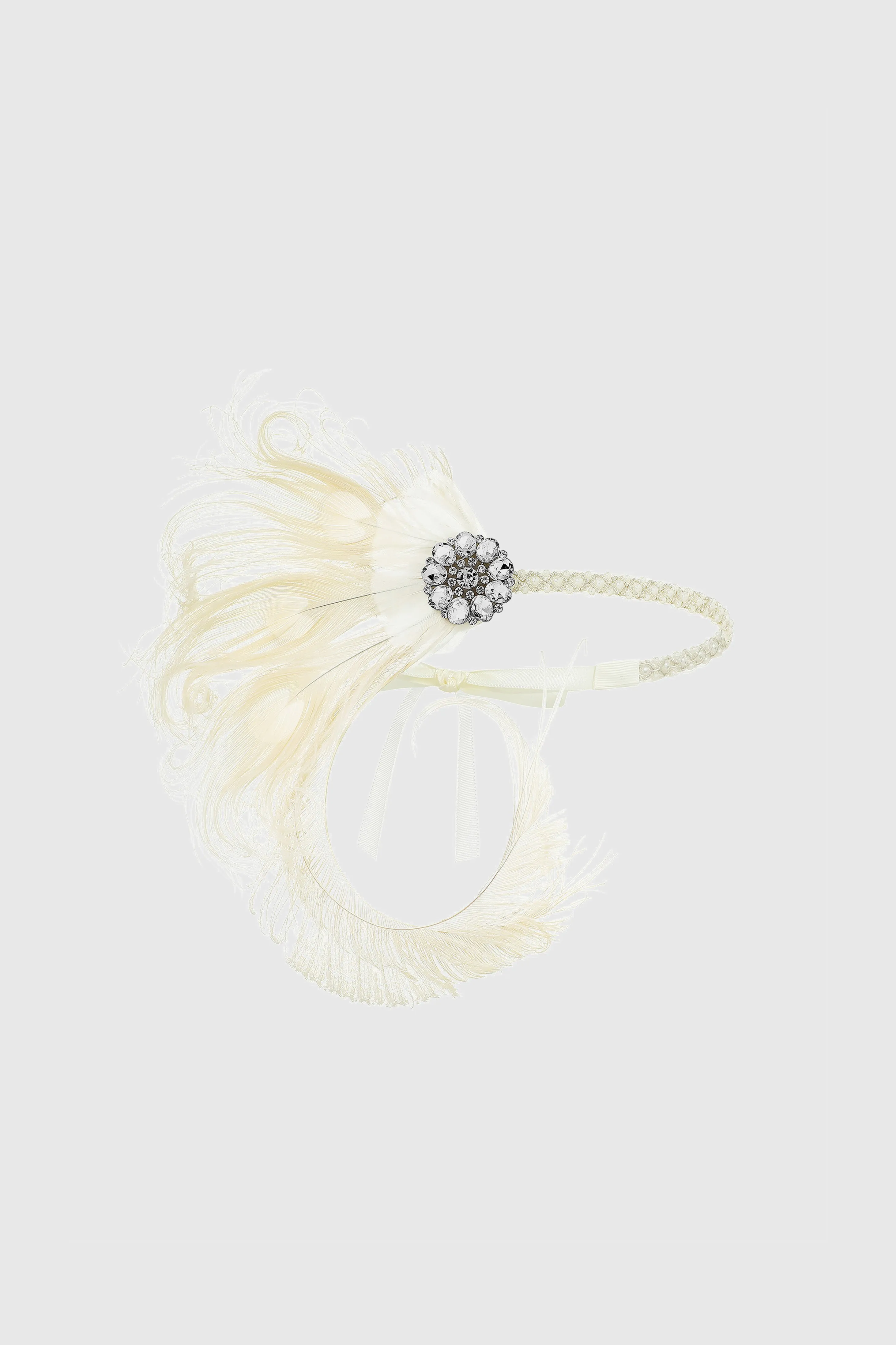 Nymph Peacock Feather Headpiece
