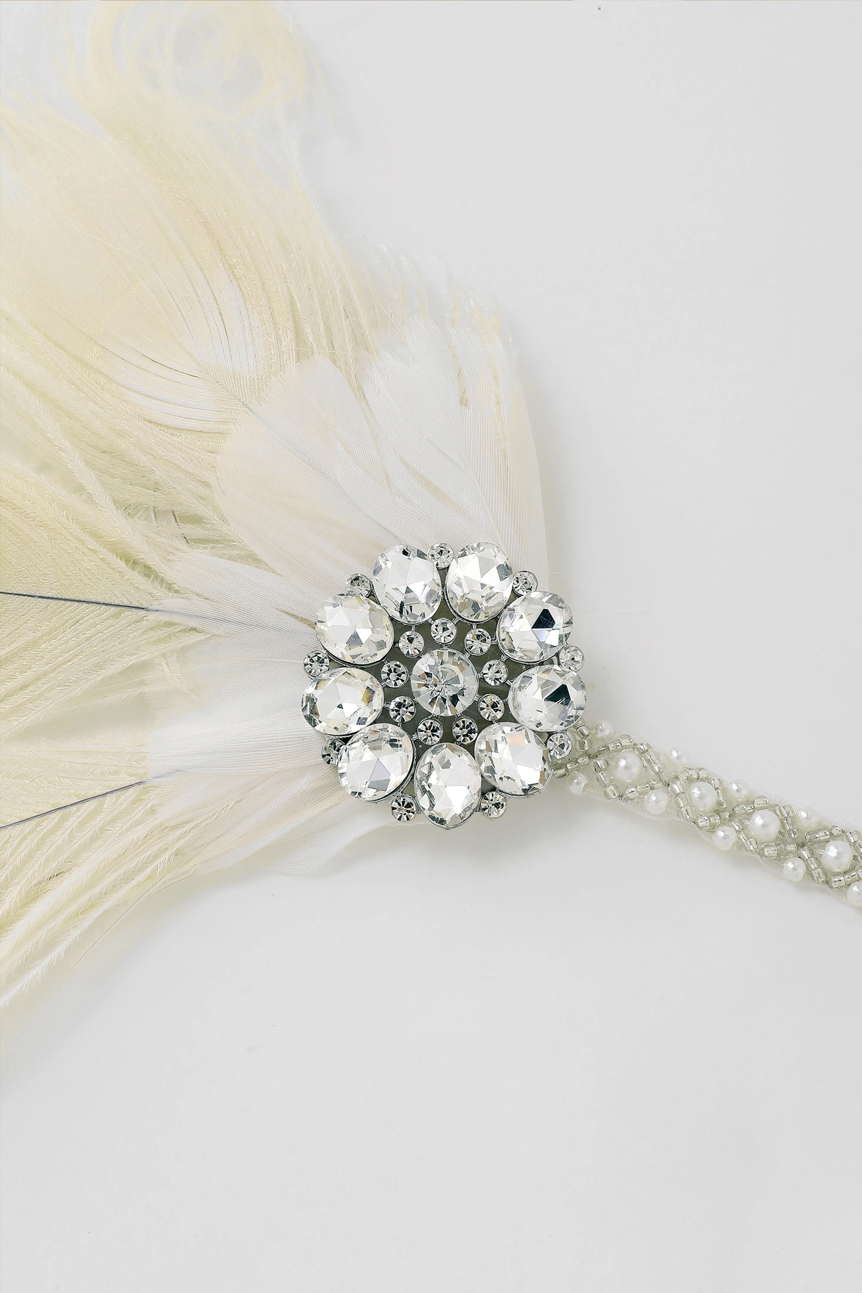 Nymph Peacock Feather Headpiece