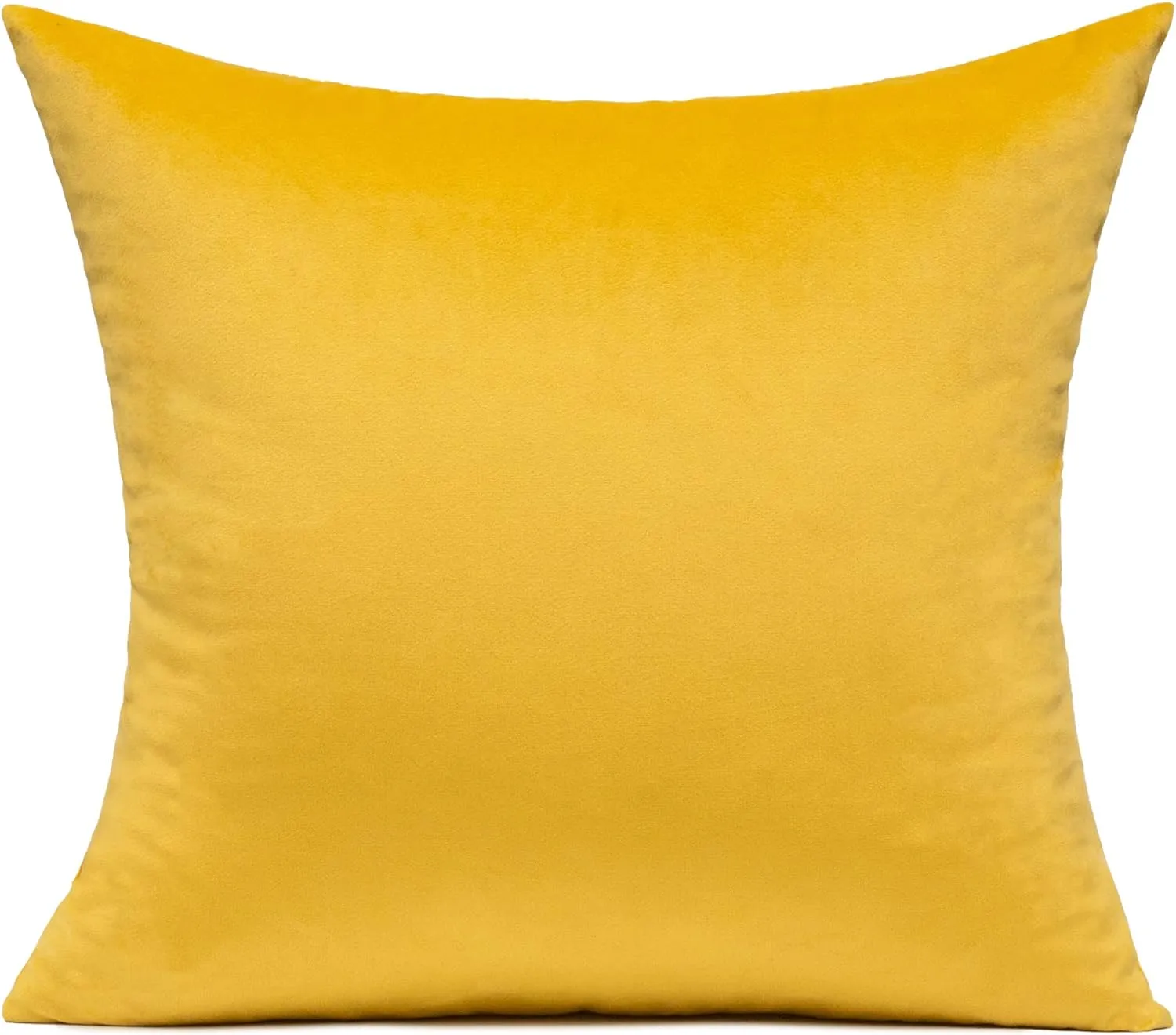 Ochre-Velvet Cushion Covers