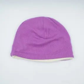 Orchid Purple Cashmere Beanie Hat