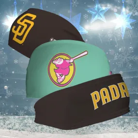 Padres Holiday Gift Pack: Fleece and Cooling Headbands (Limited Edition)