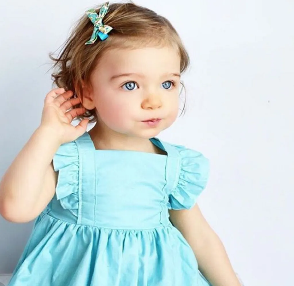 Paire de Barrettes à Noeud en Liberty - Margaret Annie - Rouille