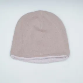Pastel and Mauve Purple Cashmere Beanie Hat