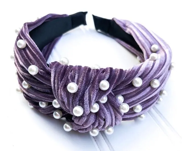 Pearl Knot Top Headband