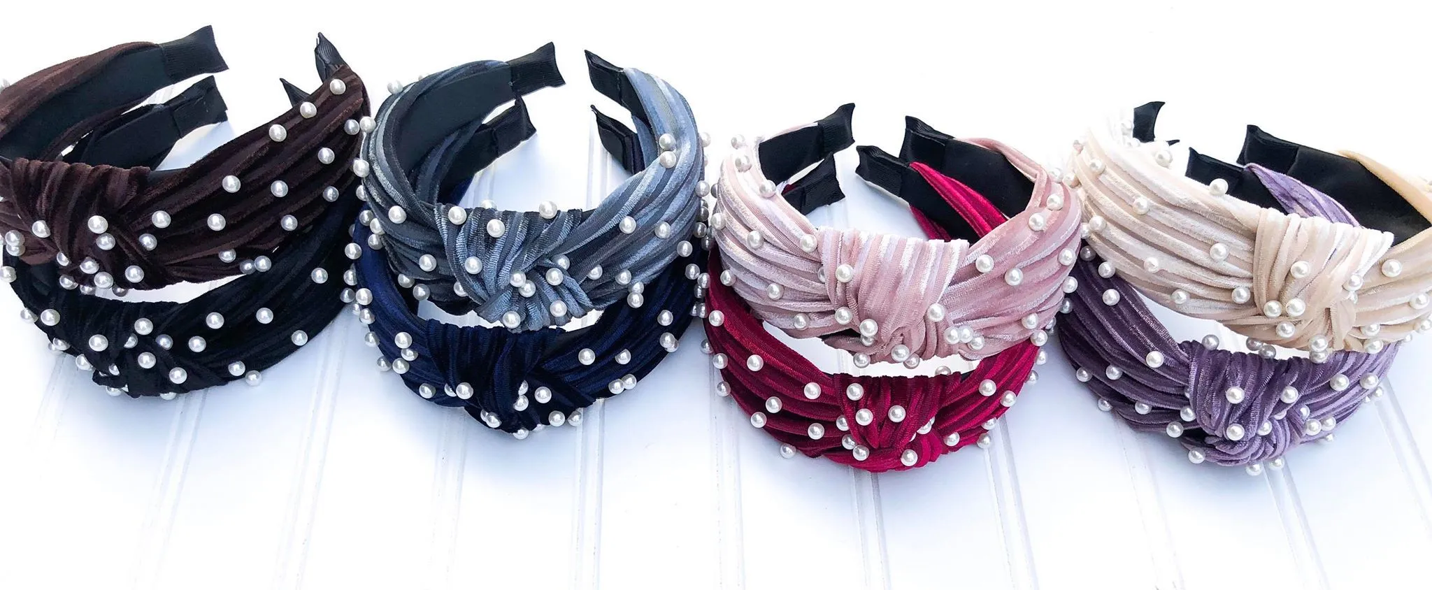 Pearl Knot Top Headband