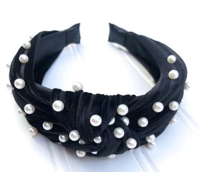 Pearl Knot Top Headband