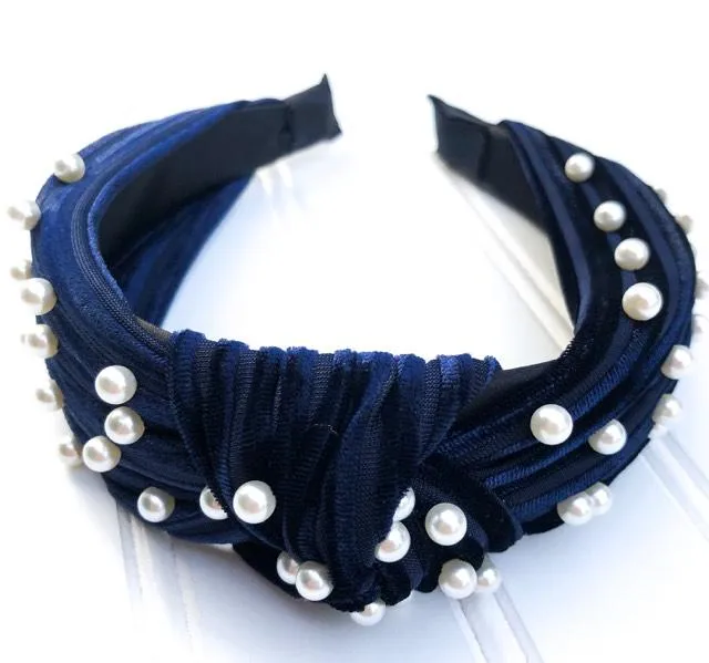 Pearl Knot Top Headband