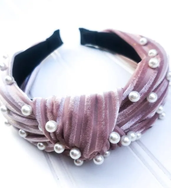 Pearl Knot Top Headband