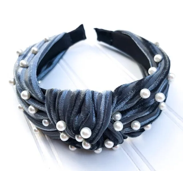 Pearl Knot Top Headband