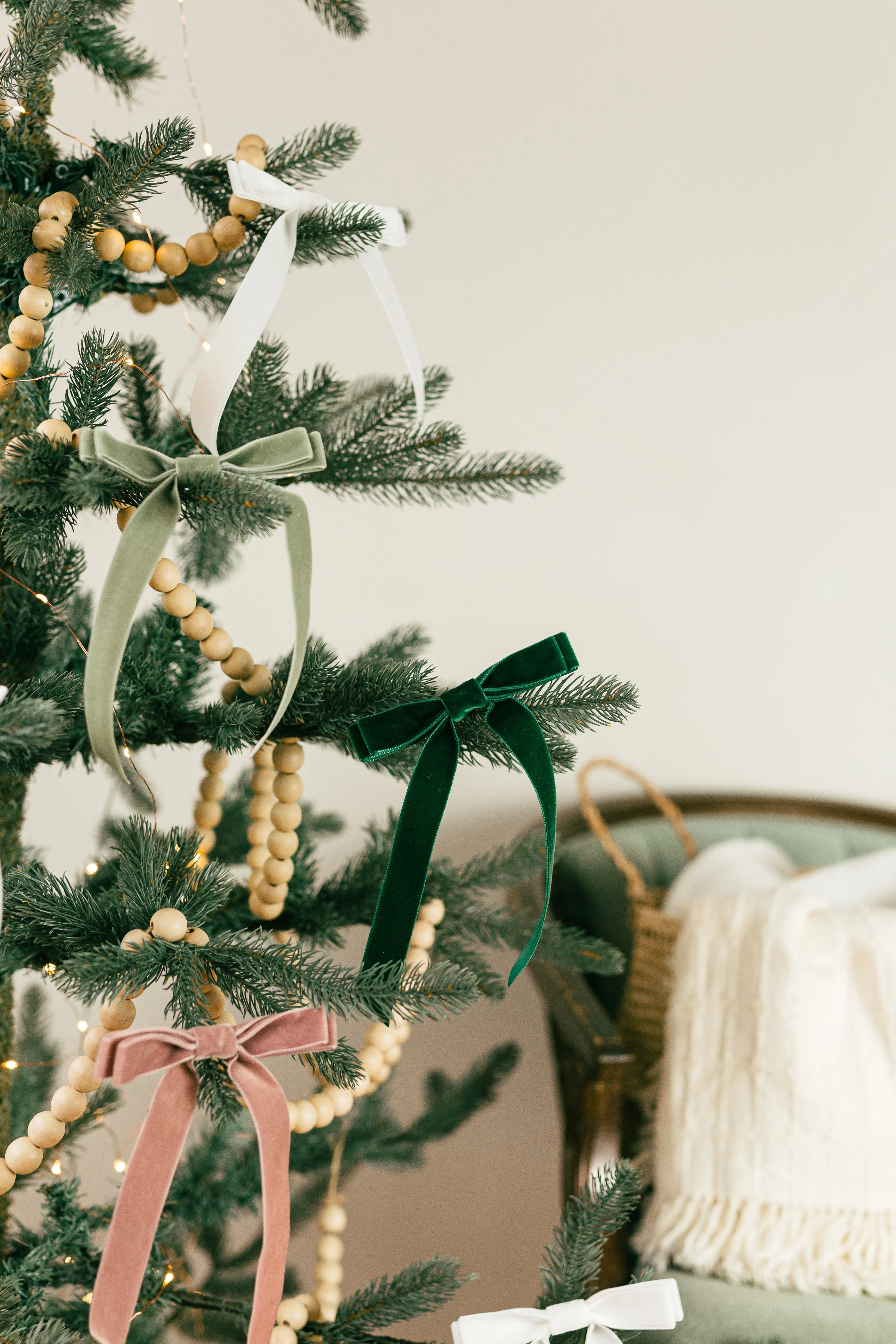Pre-Order Tree Bow Bundle | Velvet Long Bow | Set of 6 | Tree Ornaments | Home Decor | Made to Order