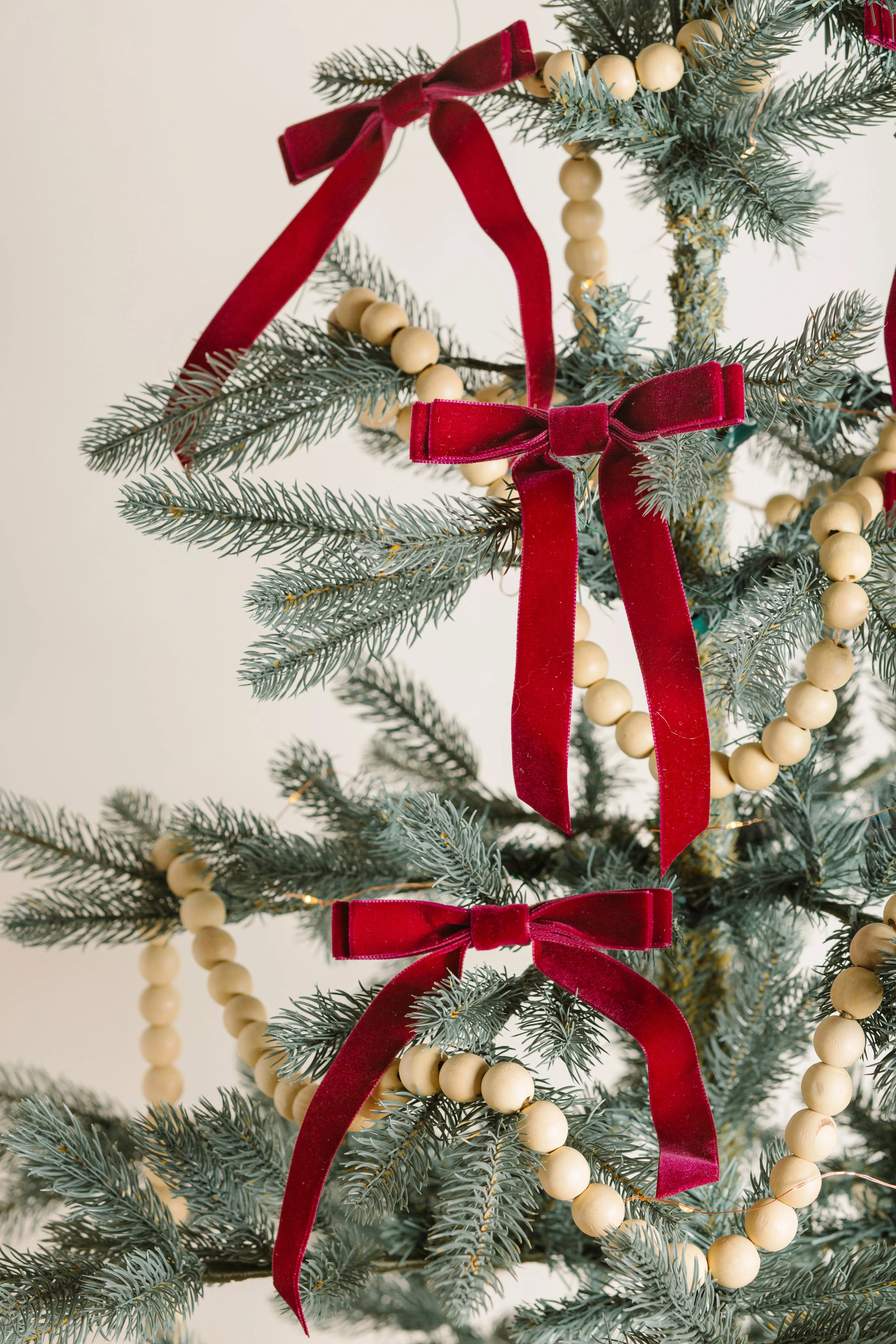 Pre-Order Tree Bow Bundle | Velvet Long Bow | Set of 6 | Tree Ornaments | Home Decor | Made to Order