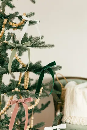 Pre-Order Tree Bow Bundle | Velvet Long Bow | Set of 6 | Tree Ornaments | Home Decor | Made to Order