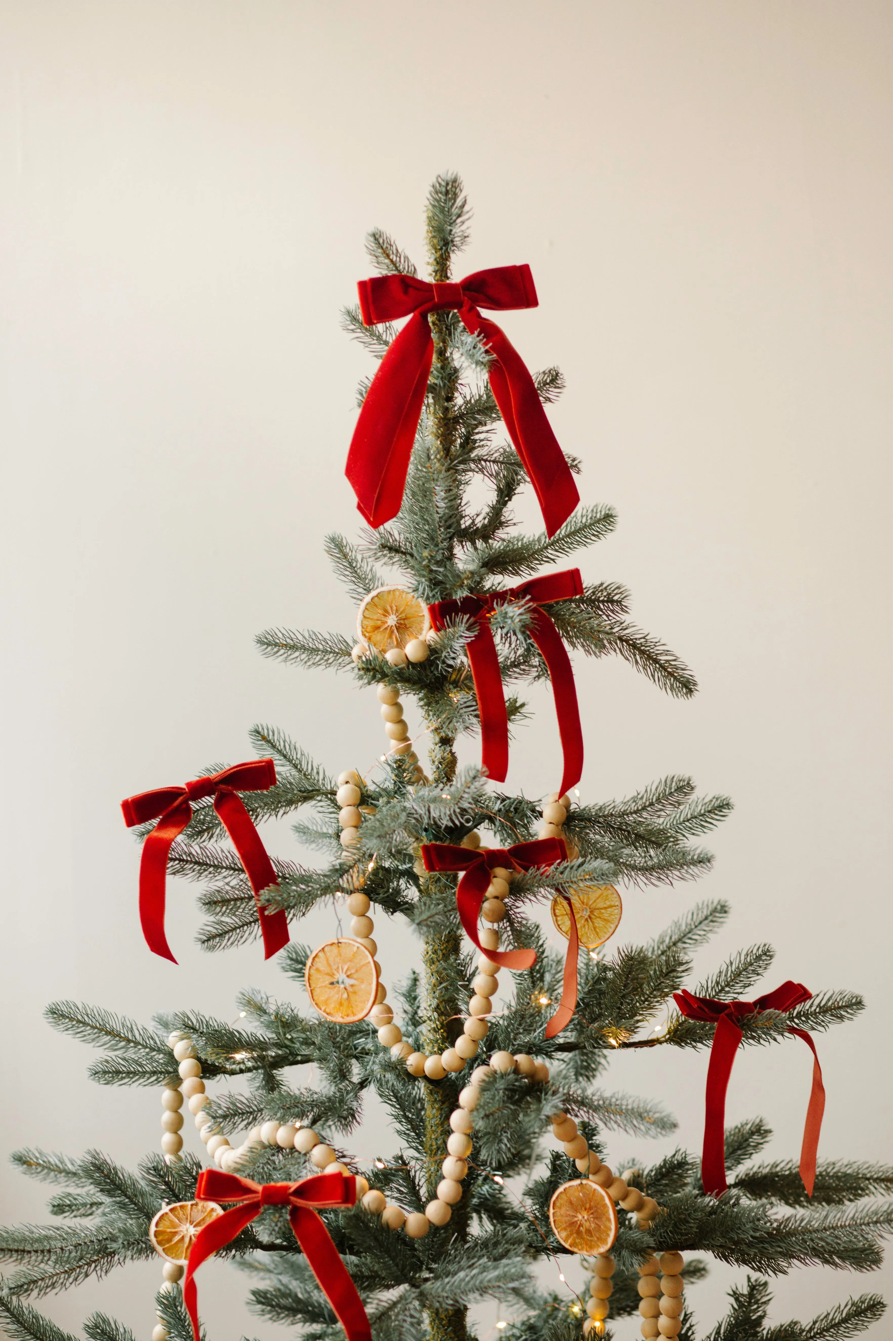 Pre-Order Tree Bow Bundle | Velvet Long Bow | Set of 6 | Tree Ornaments | Home Decor | Made to Order