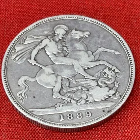 Queen Victoria 1889  Silver Crown