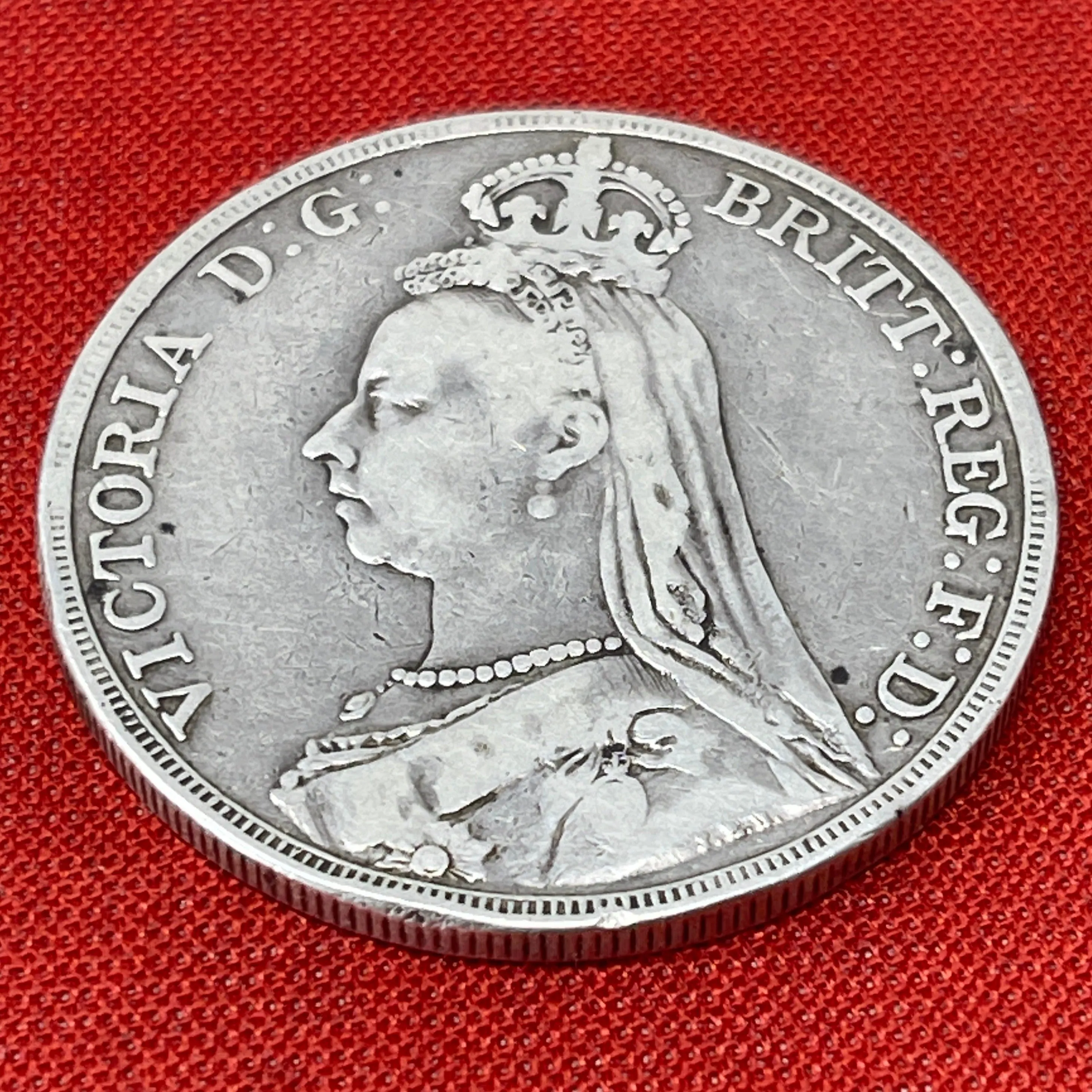 Queen Victoria 1889  Silver Crown